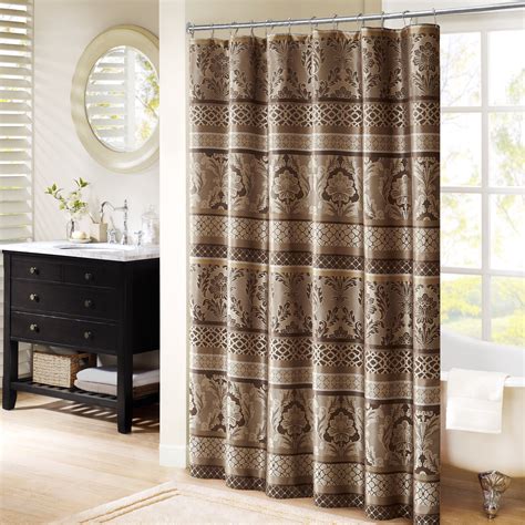 brown tan shower curtains|brown waterproof shower curtains.